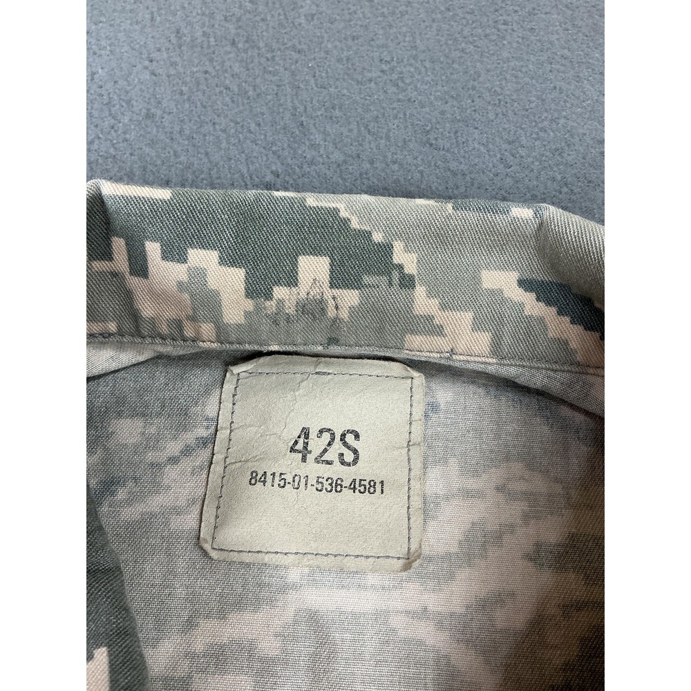 American Apparel Jacket Mens 42s Green Camo Air Force Utility Coat Patches View 2